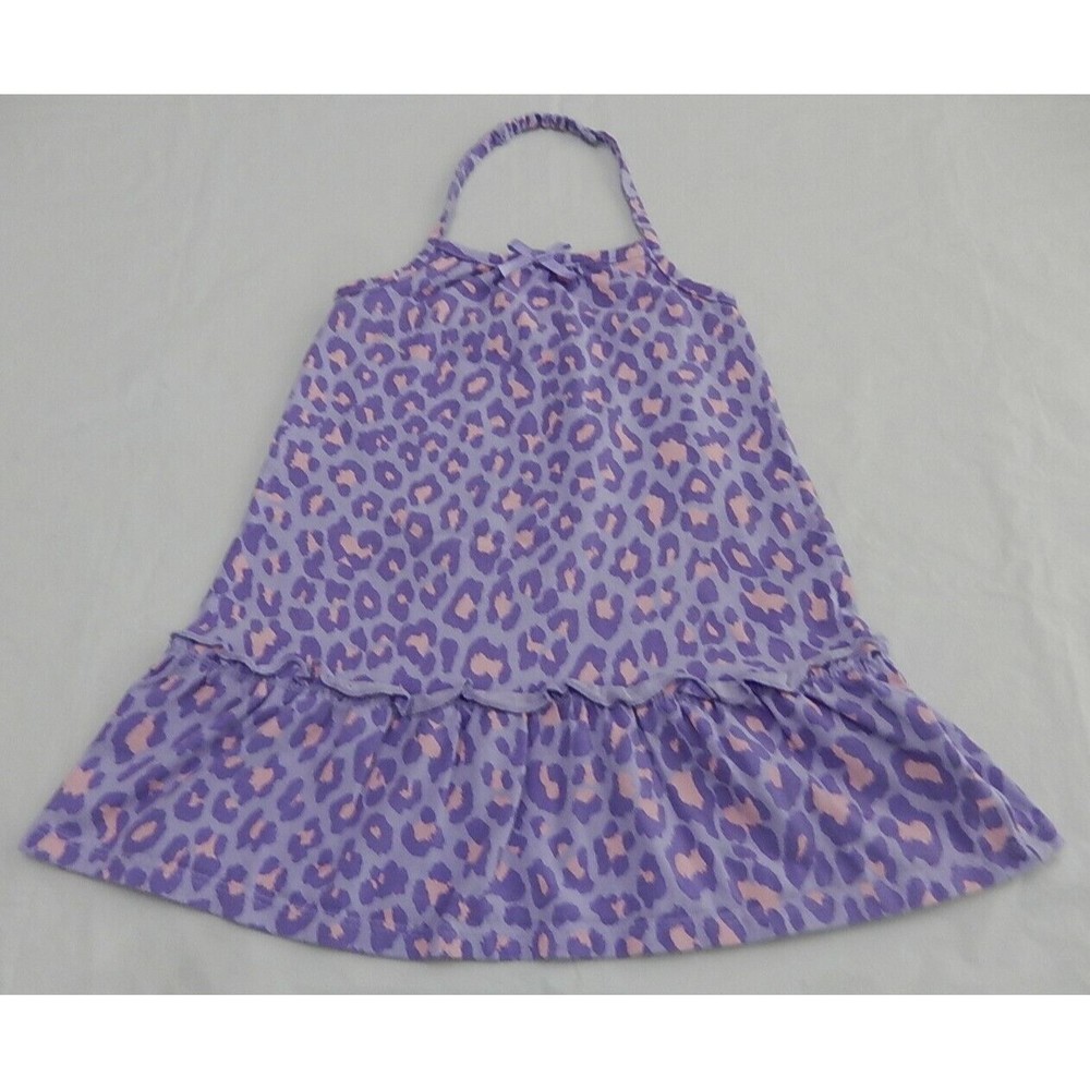 Faded Glory Toddler Girl Sundress Dress Size 24M Sleeveless Halter Animal Print